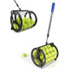 Συλλέκτης για Μπαλάκια Τένις Relaxdays Tennis Ball Roller Ρυθμιζόμενο με Αντιολισθητική Λαβή - Black / Silver / Blue (10053631)