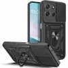 Θήκη Motorola Moto G67 Power / G57 Power Tech-Protect Camshield Pro Ανθεκτική με Κάλυμμα για την Κάμερα & Ring Holder - Black (5906302323203)