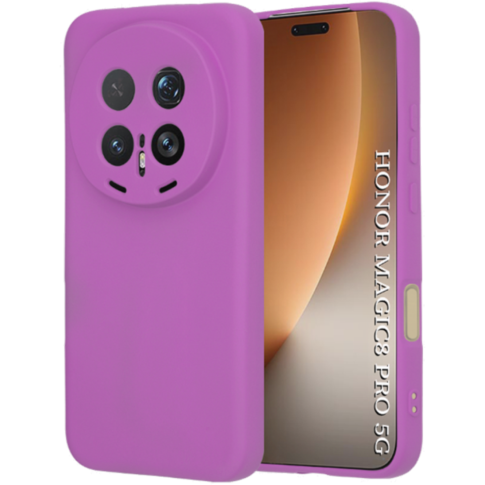 Θήκη Honor Magic8 Pro Techsuit SoftFlex Σιλικόνης - Purple (5949419358843)