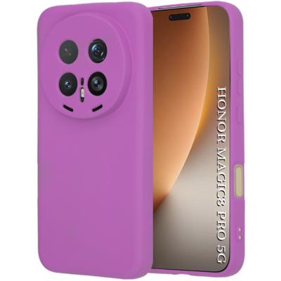 Θήκη Honor Magic8 Pro Techsuit SoftFlex Σιλικόνης - Purple (5949419358843)