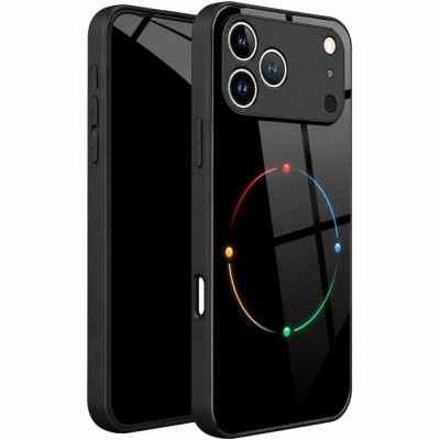 Θήκη iPhone 17 Pro Bodycell Back Cover Glass Shell με Πλάτη από Tempered Glass και TPU Bumper - Black (5206015085970)