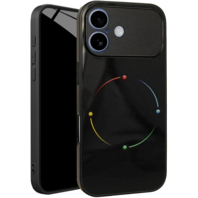 Θήκη iPhone 17 Bodycell Back Cover Glass Shell με Πλάτη από Tempered Glass και TPU Bumper - Black (5206015085963)