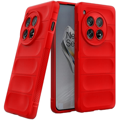 Θήκη Σιλικόνης - OnePlus 12 - Techsuit Magic Shield - Red (5949419109469)