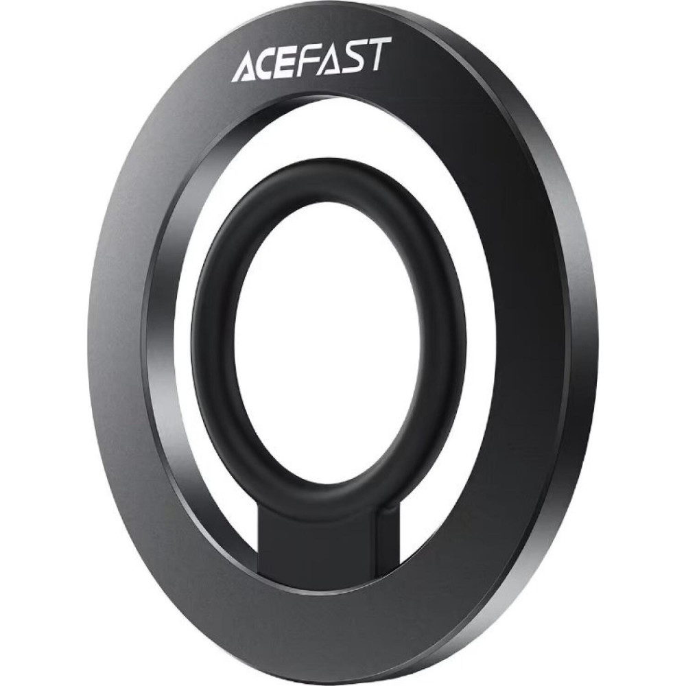 Βάση Στήριξης Acefast E35 Μαγνητικό MagSafe Phone Ring με Επιπλέον Αυτοκόλλητο Δακτύλιο MagSafe - Black (6974316285960)