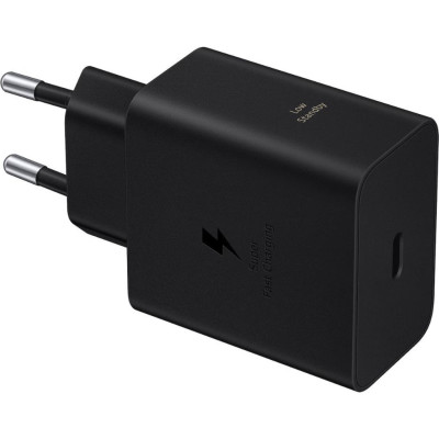 Φορτιστής Official Samsung Fast Travel Charger Γρήγορος Ταξιδιού με 1 x Θύρα Type-C 60W - Black (EP-T6010NBEGWW)