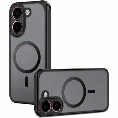 Θήκη Xiaomi Poco X8 Pro Techsuit PureFrost Σκληρή Ημιδιάφανη με MagSafe - Frosted Black (5949419366404)