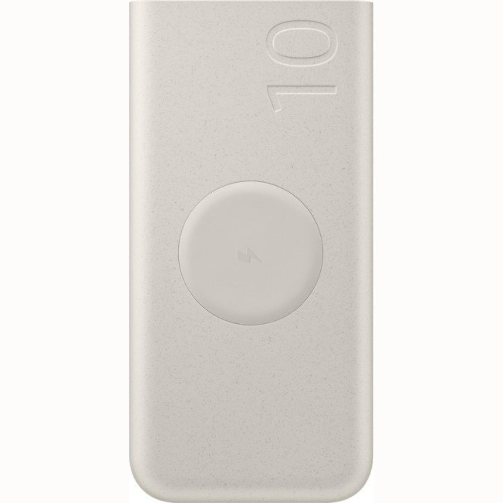 PowerBank Official Samsung External Wireless Battery Pack με Μαγνητική Ασύρματη Φόρτιση & 2 x Θύρες Type-C 25W 10.000mAh - Beige (EB-U2510XUEGEU)
