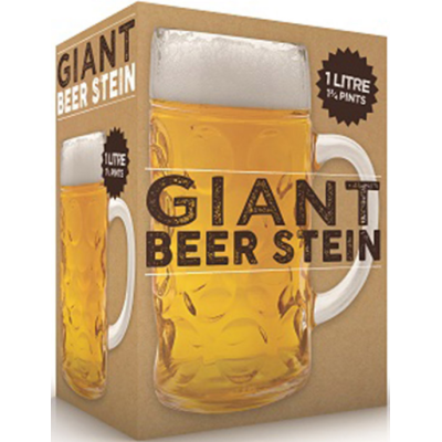 The Source Winning Giant Beer Stein - Γιγάντιο Γυάλινο Ποτήρι Μπύρας - 1L (5055371511063)