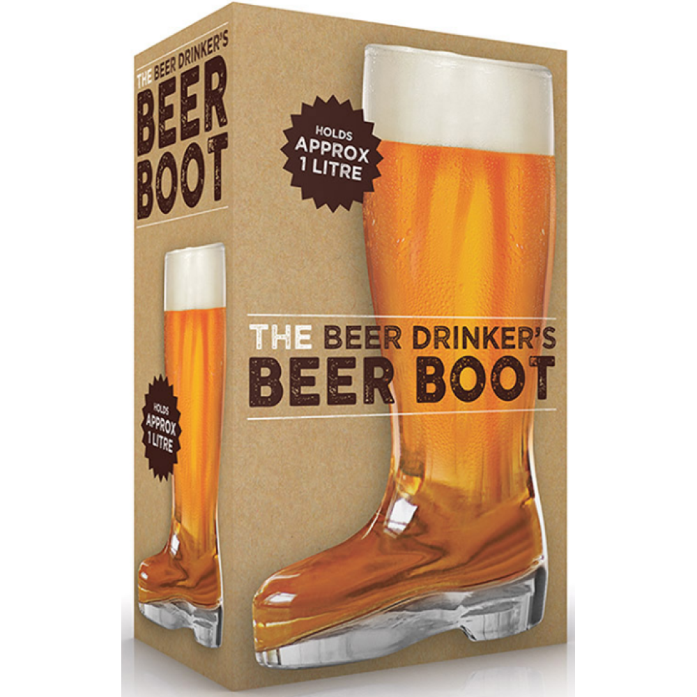 The Source Winning Beer Boot Glass - Γυάλινο Ποτήρι Μπύρας σε Σχήμα Μπότας - 1L (5055371522670)