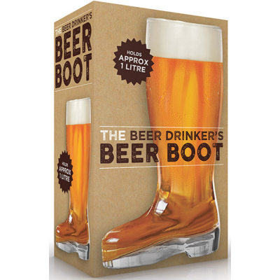 The Source Winning Beer Boot Glass - Γυάλινο Ποτήρι Μπύρας σε Σχήμα Μπότας - 1L (5055371522670)
