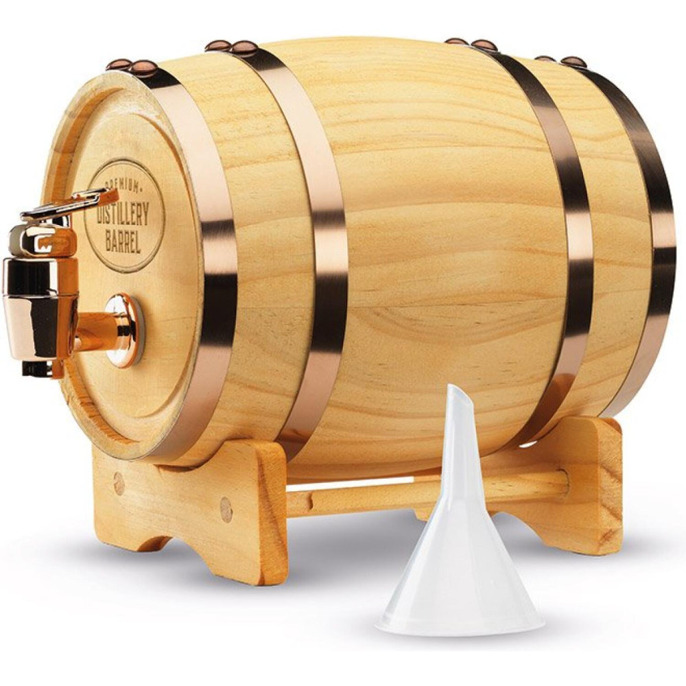 Μίνι Βαρέλι για Ουίσκι The Source Connoisseur Creations Premium Whiskey Barrel από Ξύλο με Βάση & Βρυσάκι 800ml (5056327914211)