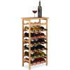 Ραφιέρα Κρασιών / Ποτών Relaxdays Wine Rack Βάση από Μπαμπού για 28 Μπουκάλια 94 x 47 x 29 cm - Natural (10032161)