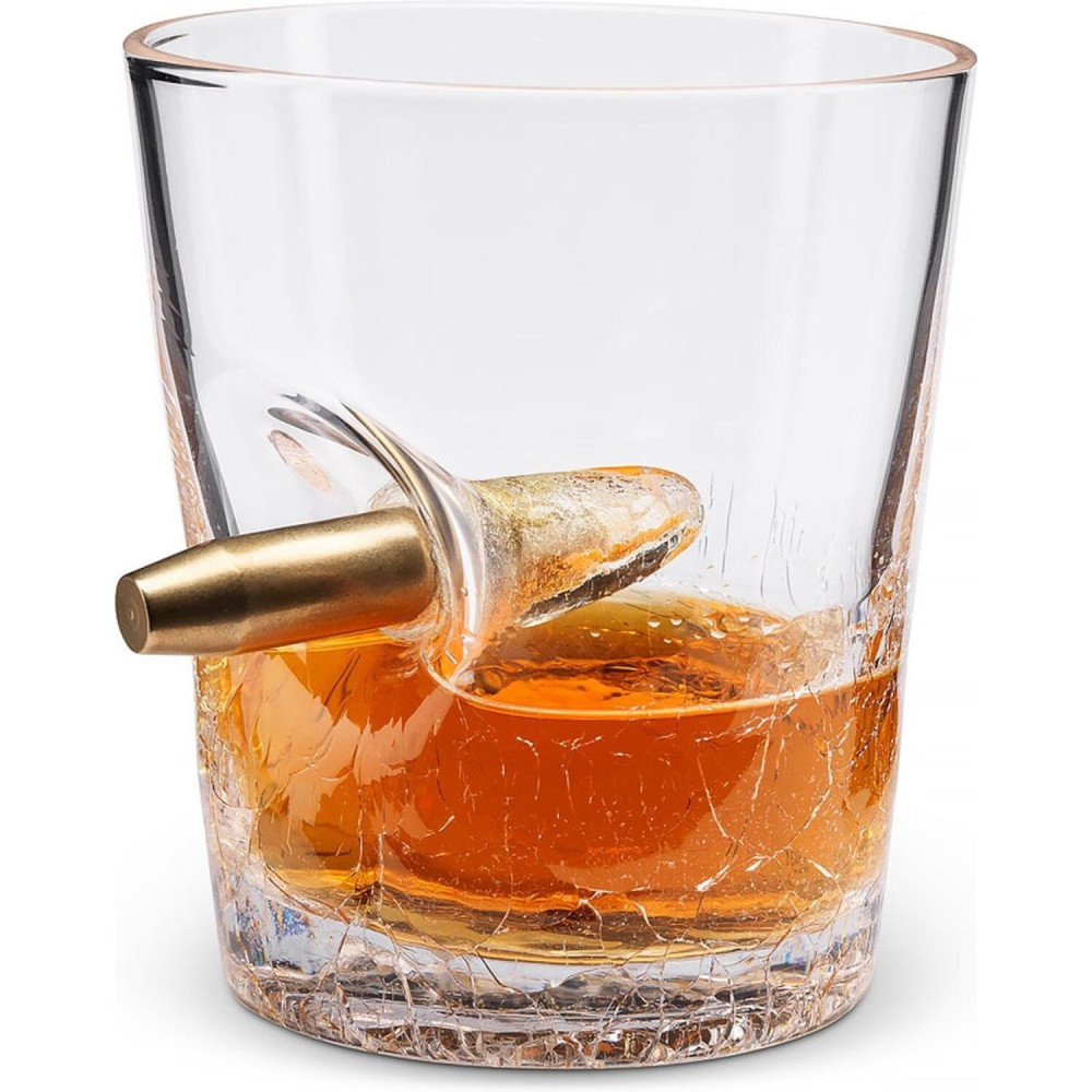Γυάλινο Ποτήρι Ποτού / Ουίσκι The Source Connoisseur Creations Shot in a Glass με Διακοσμητική Ενσωματωμένη Σφαίρα 250ml - Clear (5013313004844)