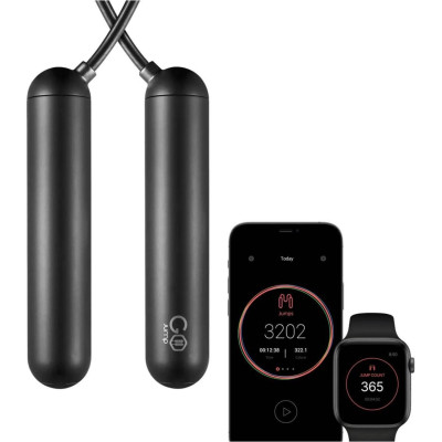 Σχοινάκι Γυμναστικής Particula GoJump Smart Jump Rope Ρυθμιζόμενο Ασύρματο Bluetooth - Black (850055557246)