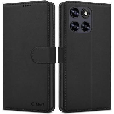 Θήκη Motorola Moto G77 / G67 Tech-Protect Wallet Πορτοφόλι - Black (5906302323258)