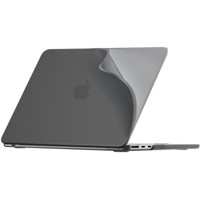 Θήκη MacBook Air 15" M2 - M5 2023 / 2026 Tech-Protect Softshell από Εύκαμπτο Πολυπροπυλένιο PP - Matte Black (5906302323081)