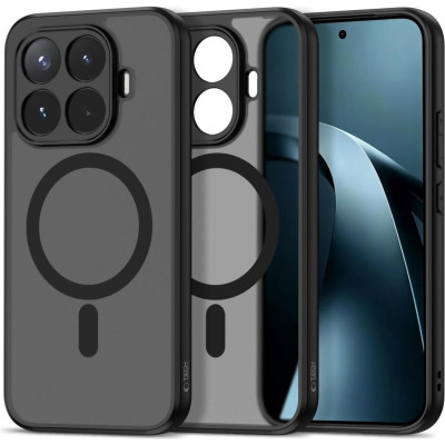 Θήκη Xiaomi 17T Tech-Protect MagMat Σκληρή Ημιδιάφανη με MagSafe - Matte Black (5906302323470)