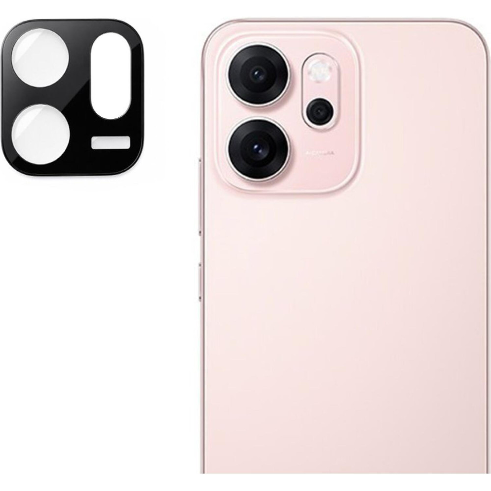 Tempered Glass Oppo Reno14 F / 14 FS Techsuit Full Camera Αντιχαρακτικό Γυαλί Προστασίας για Φακό Κάμερας - Black (5949419333857)