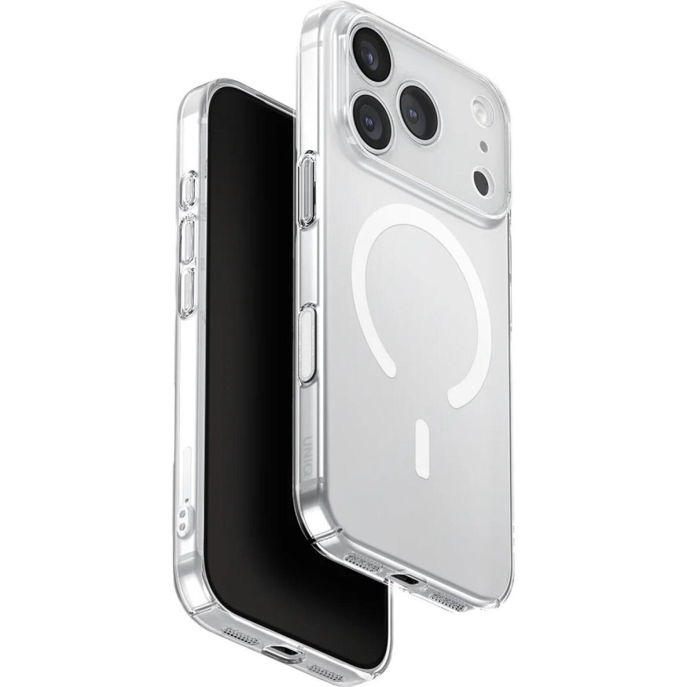 Θήκη iPhone 17 Pro Uniq AirSuit Ultra Slim MagClick Σκληρή με MagSafe - Glossy Clear White (UNIQ-IP6.3P(2025)-ASMGCLRW)