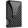 Αντικλεπτική Θήκη / Πορτοφόλι Καρτών Tech-Protect Thorn Card Wallet Σκληρή με RFID & Μεταλλικό Κλιπ - Carbon Black (5906302323869)