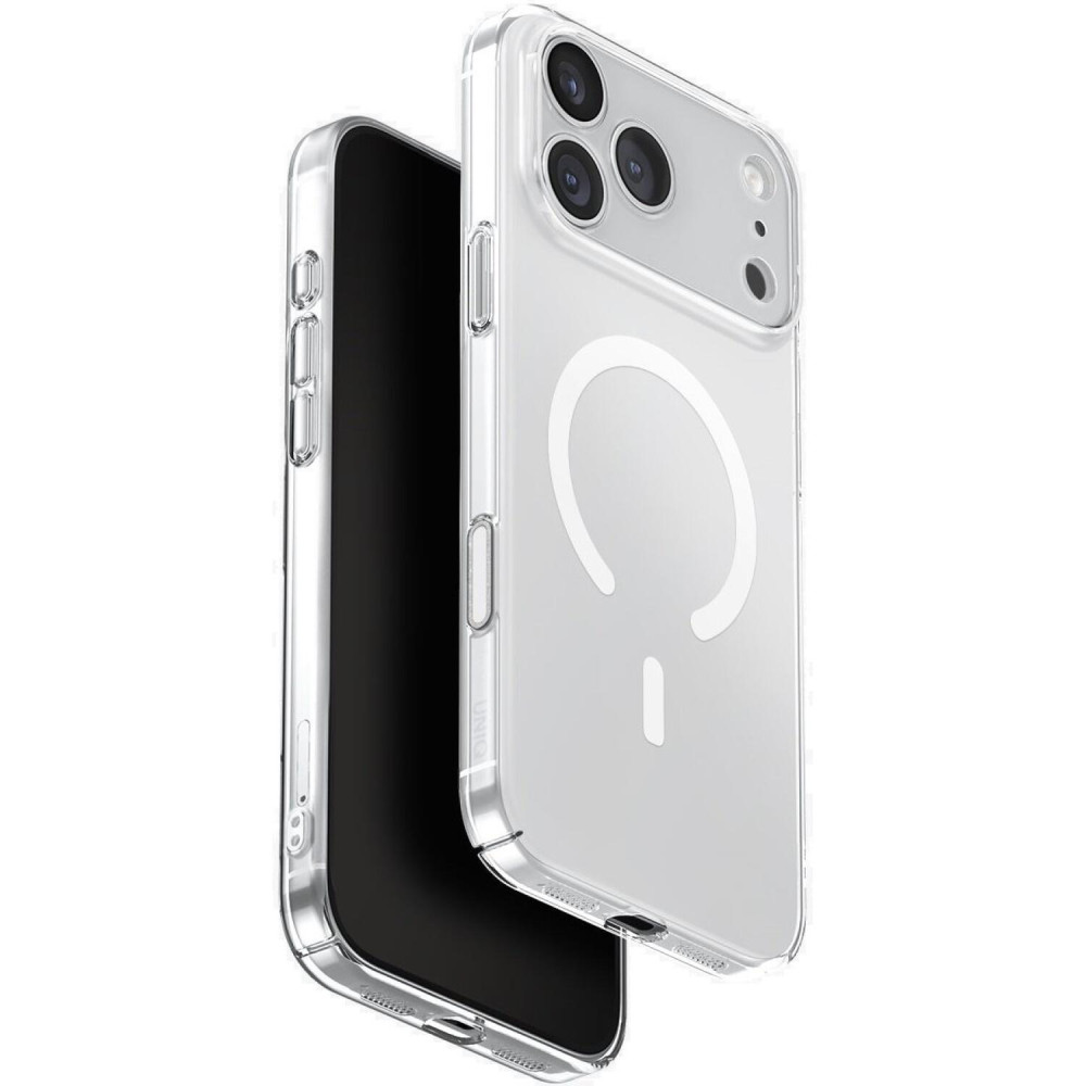 Θήκη iPhone 17 Pro Max Uniq AirSuit Ultra Slim MagClick Σκληρή με MagSafe - Glossy Clear White (UNIQ-IP6.9P(2025)-ASMGCLRW)