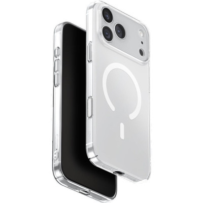 Θήκη iPhone 17 Pro Max Uniq AirSuit Ultra Slim MagClick Σκληρή με MagSafe - Glossy Clear White (UNIQ-IP6.9P(2025)-ASMGCLRW)