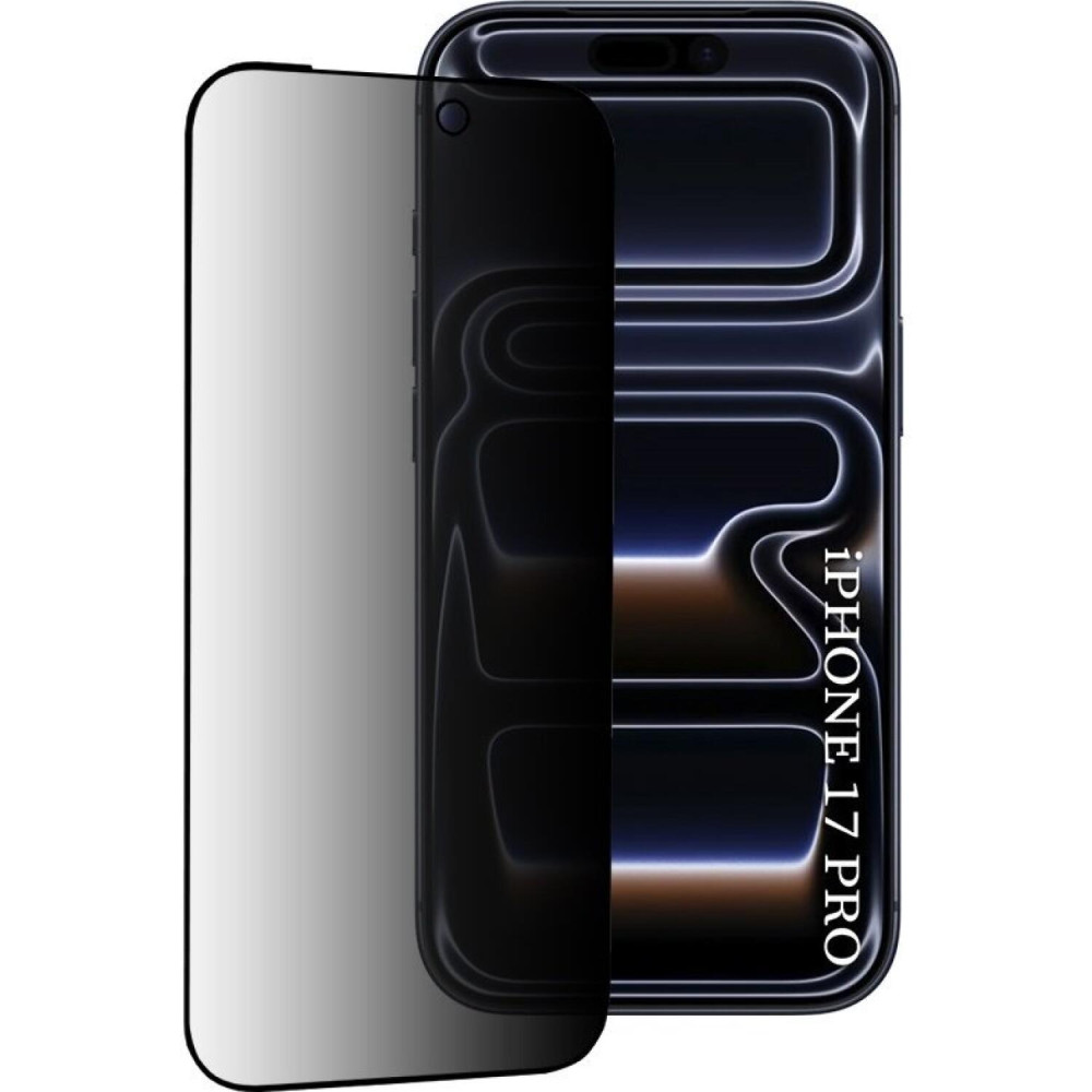 Tempered Glass iPhone 17 Pro Techsuit 111D Privacy Full Glue Full Face Αντιχαρακτικό Γυαλί Προστασίας Απορρήτου Οθόνης - Black (5949419288669)