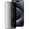 Tempered Glass iPhone 15 Pro Techsuit 111D Privacy Full Glue Full Face Αντιχαρακτικό Γυαλί Προστασίας Απορρήτου Οθόνης - Black (5949419126640)