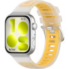 Λουράκι Huawei Watch Fit 5 / 5 Pro / 4 / 4 Pro / 3 Techsuit Watchband W084 Σιλικόνης - Yellow (5949419369993)