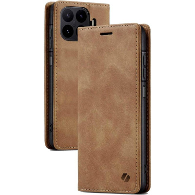 Θήκη Xiaomi 17T Pro Spacecase Wallet Πορτοφόλι - Light Brown (5905719142353)