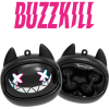 Bluetooth Ακουστικά Kiddoboo GOAT Earbuds Buzzkill Ασύρματα για Παιδιά με Θήκη Φόρτισης που Αλλάζει Φάτσα - Black (KBG08BLK)