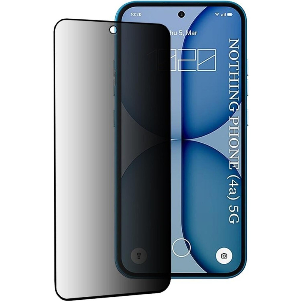 Tempered Glass Nothing Phone 4a Techsuit 111D Privacy Full Glue Full Face Αντιχαρακτικό Γυαλί Προστασίας Απορρήτου Οθόνης - Black (5949419364004)