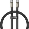 Καλώδιο Type-C Veger CC2-MTB σε Type-C Flat για Γρήγορη Φόρτιση & Μεταφορά Δεδομένων 150cm 240W - Black (6977525753527)