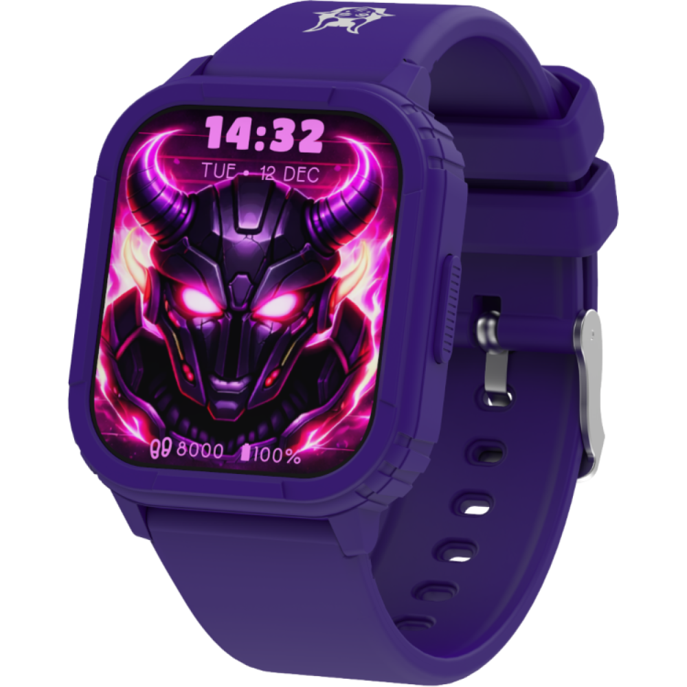 Smartwatch Kiddoboo Goat Rage Gaming Παιδικό με Οθόνη Αφής / Activity Tracker & Παιχνίδια - Purple (KB019X3PRL)