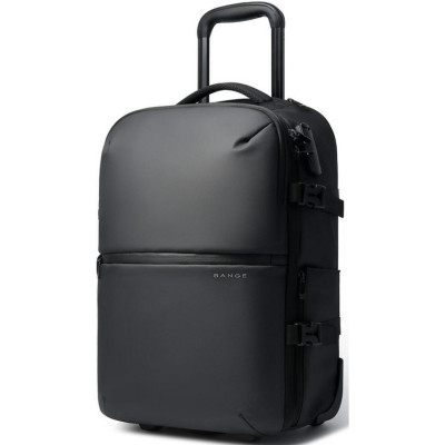Σακίδιo Πλάτης / Backpack Bange 8150 Τροχήλατη Τσάντα Ταξιδιού με TSA Lock & για Μεταφορά Laptop έως 15.6" 34L - Black