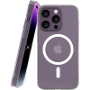 Θήκη iPhone 14 Pro Nekit Bare Thin Case Σκληρή Λεπτή Διάφανη με MagSafe 1.2mm - Transparent (8719246595042)