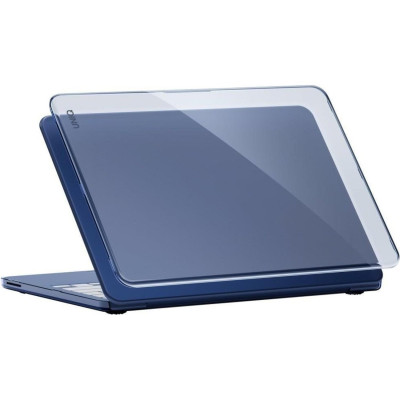 Θήκη MacBook Neo 13" 2026 Uniq Vero Ημιδιάφανη Σκληρή με Προστασία Webcam & Προστατευτικά Πληκτρολογίου US/EU - Tinted Indigo (UNIQ-MBNEO-VEROTIND)