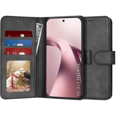 Θήκη Xiaomi 17T Techsuit Diary Book Πορτοφόλι - Black (5949419369917)
