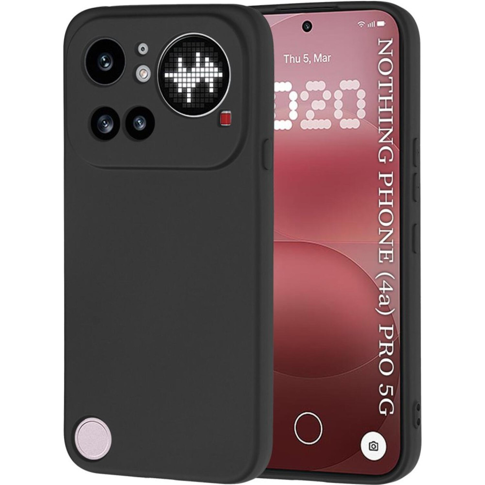 Θήκη Nothing Phone 4a Pro Techsuit SoftFlex Σιλικόνης - Black (5949419364837)