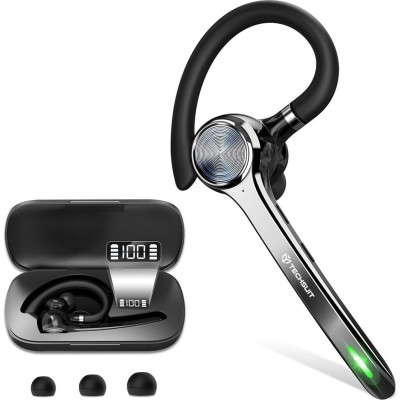 Bluetooth Ακουστικό Techsuit Premium Business Headset NeXound G7 Ασύρματο Μονό με Τεχνολογία Multipoint - Black (5949419288157)