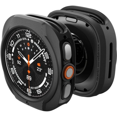 Θήκη Samsung Galaxy Watch Ultra2 2026 47mm Spigen Liquid Air Σιλικόνης - Matte Black (ACS11610)