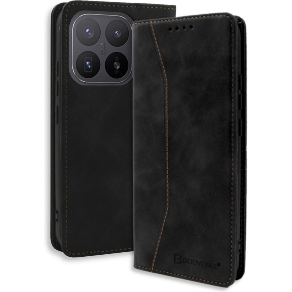 Θήκη Xiaomi 17T Pro Bodycell Book Case Πορτοφόλι - Black (5206015087103)