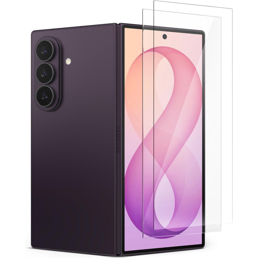 Tempered Glass Samsung Galaxy Z Fold8 Ultra Ringke Easy Slide Αντιχαρακτικό Γυαλί Προστασίας Εξωτερικής Οθόνης 2 Τεμάχια - Clear (8800328819337)