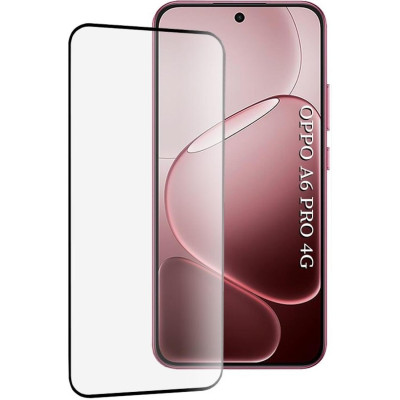 Tempered Glass Oppo A6 Pro Techsuit 111D Full Glue Full Face Αντιχαρακτικό Γυαλί Προστασίας Οθόνης - Black (5949419343795)