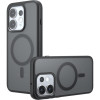 Θήκη Oppo Reno16 Techsuit PureFrost Σκληρή Ημιδιάφανη με MagSafe - Frosted Black (5949419379169)