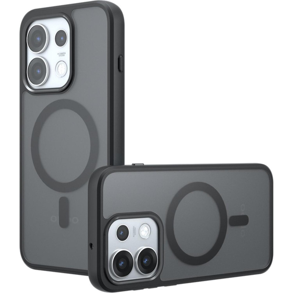 Θήκη Oppo Reno16 Pro Techsuit PureFrost Σκληρή Ημιδιάφανη με MagSafe - Frosted Black (5949419378858)