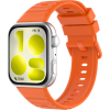 Λουράκι Huawei Watch Fit 5 Pro Techsuit Watchband W082 Σιλικόνης - Orange (5949419373686)