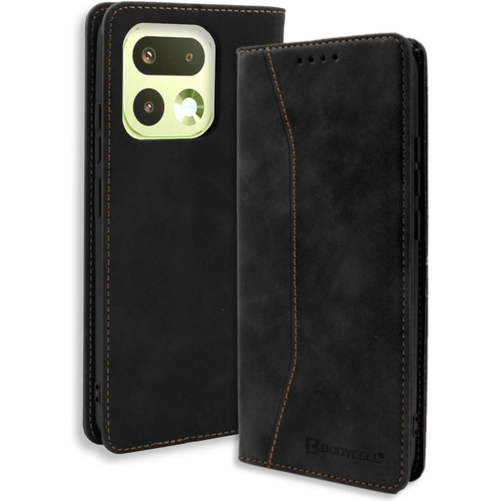 Θήκη Realme 16 Pro Plus Bodycell Book Case Πορτοφόλι - Black (5206015087011)