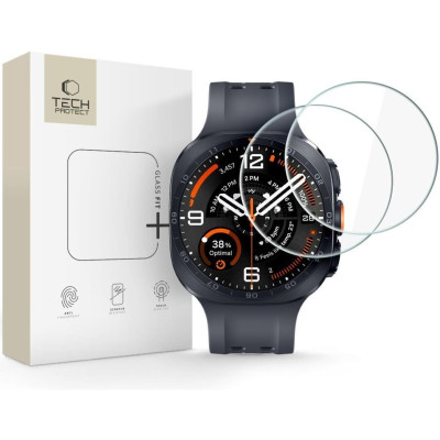 Tempered Glass Samsung Galaxy Watch Ultra2 2026 47mm Tech-Protect Glass Fit+ Αντιχαρακτικό Γυαλί Προστασίας Οθόνης 2 Τεμάχια - Clear (5906302324668)