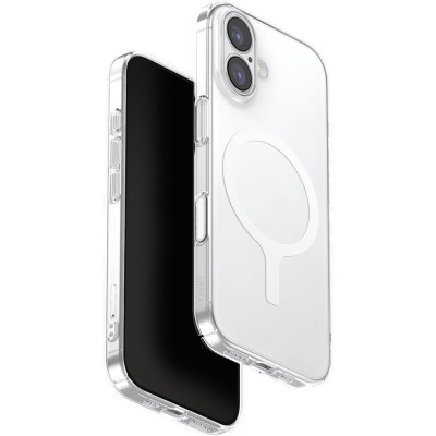 Θήκη iPhone 17 Uniq AirSuit Ultra Slim MagClick Σκληρή με MagSafe - Glossy Clear White (UNIQ-IP6.3(2025)-ASMGCLRW)